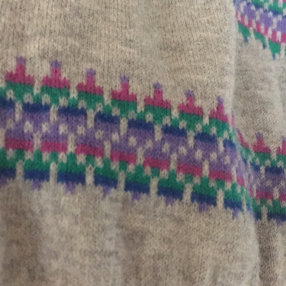 Fair Isle Striped Sweater - Picture 2 of 3